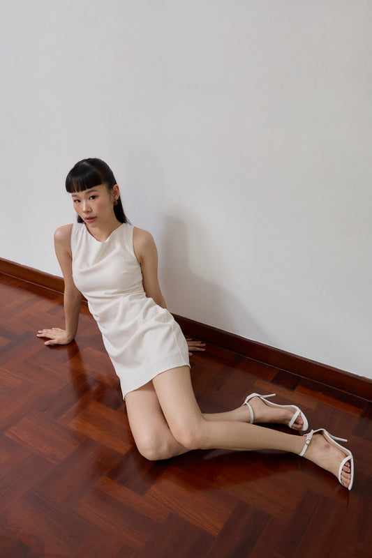 Kelsy Padded Dress (Oat)