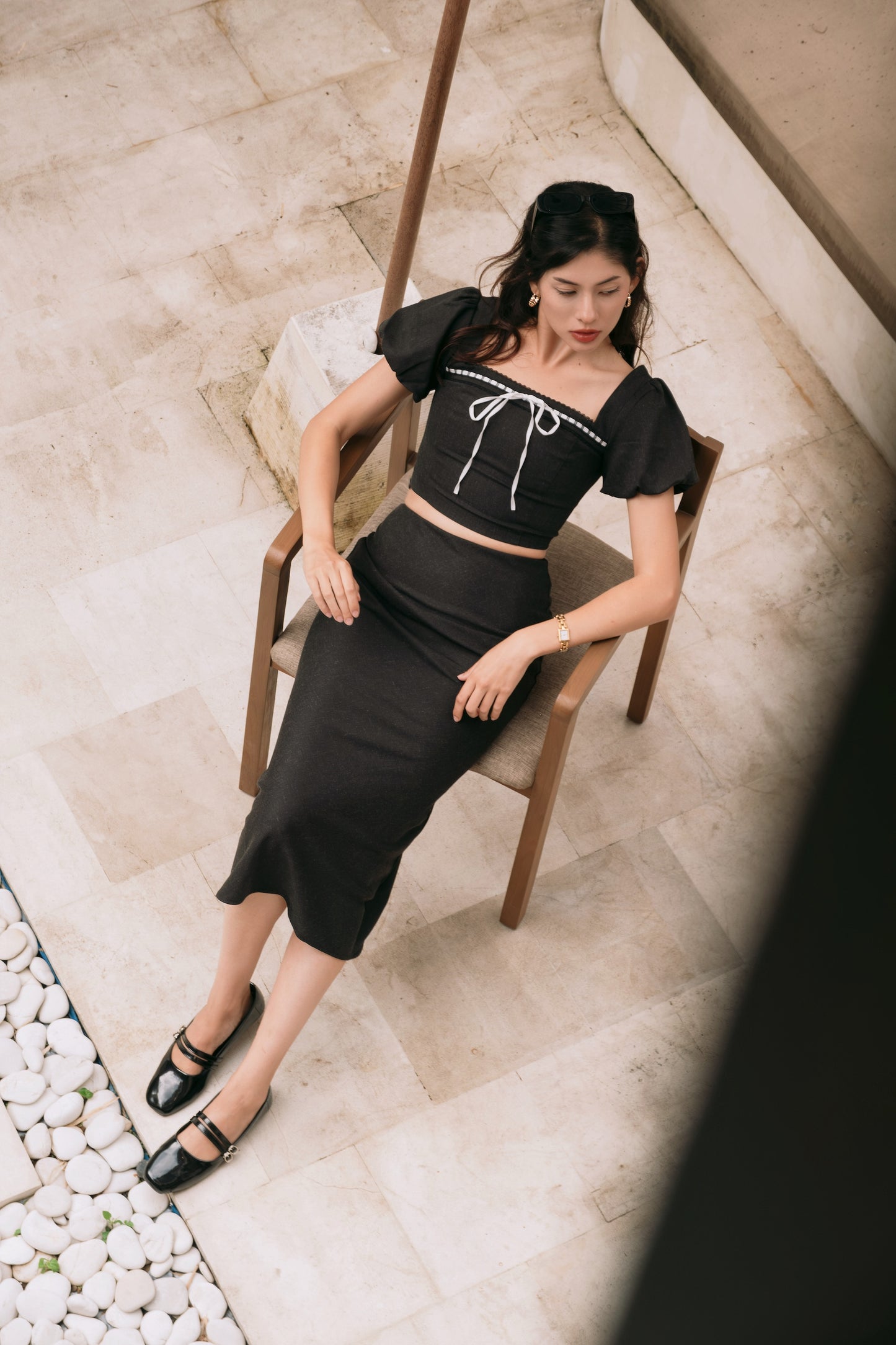 Bella Two Piece (Charcoal)