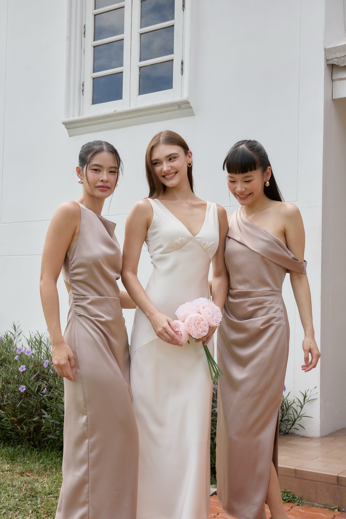 Gwyneth Padded Dress (Toffee)