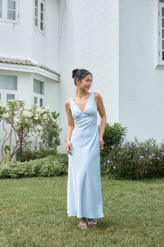 Gwyneth Padded Dress (Powder)