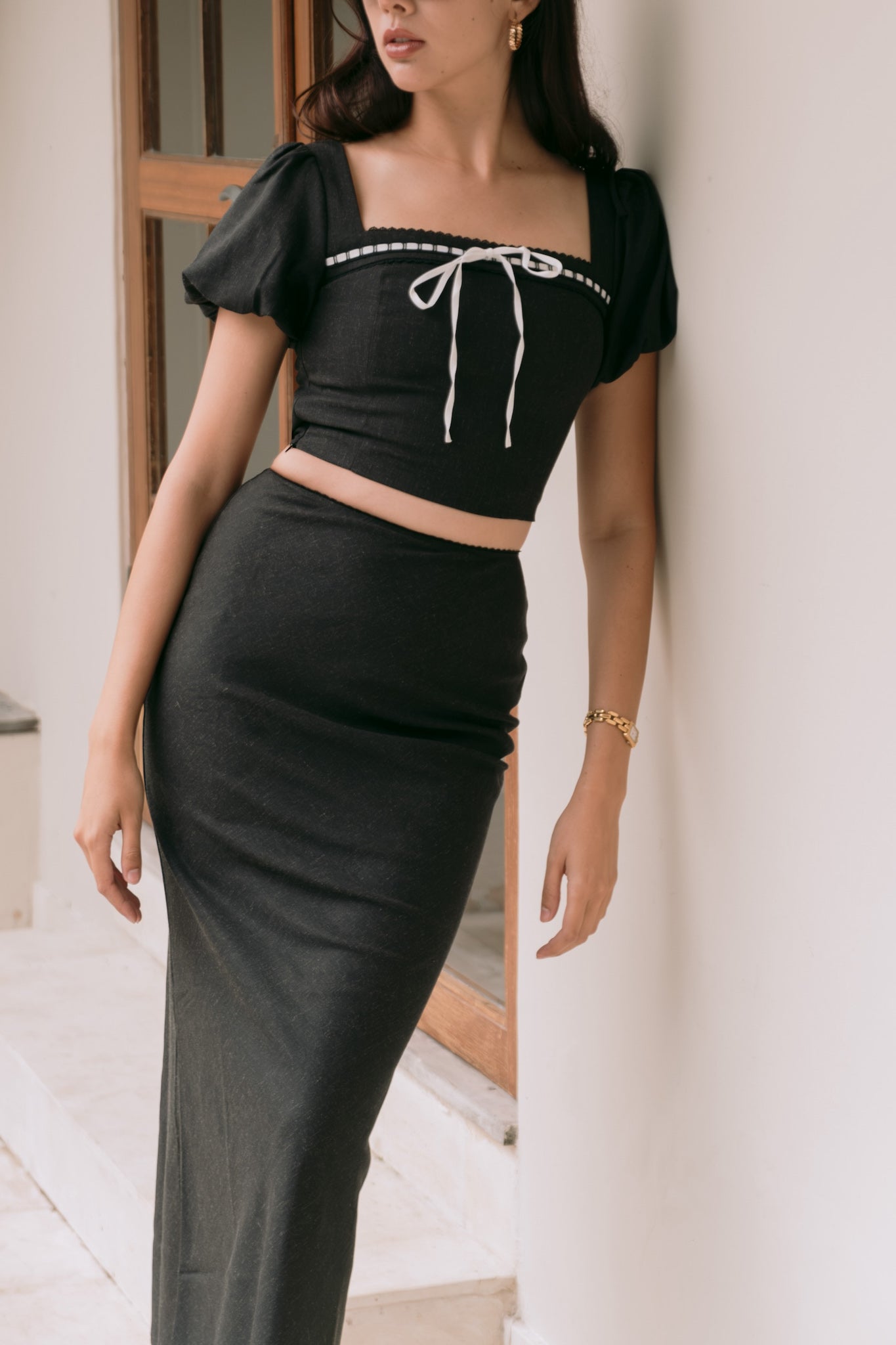 Bella Two Piece (Charcoal)