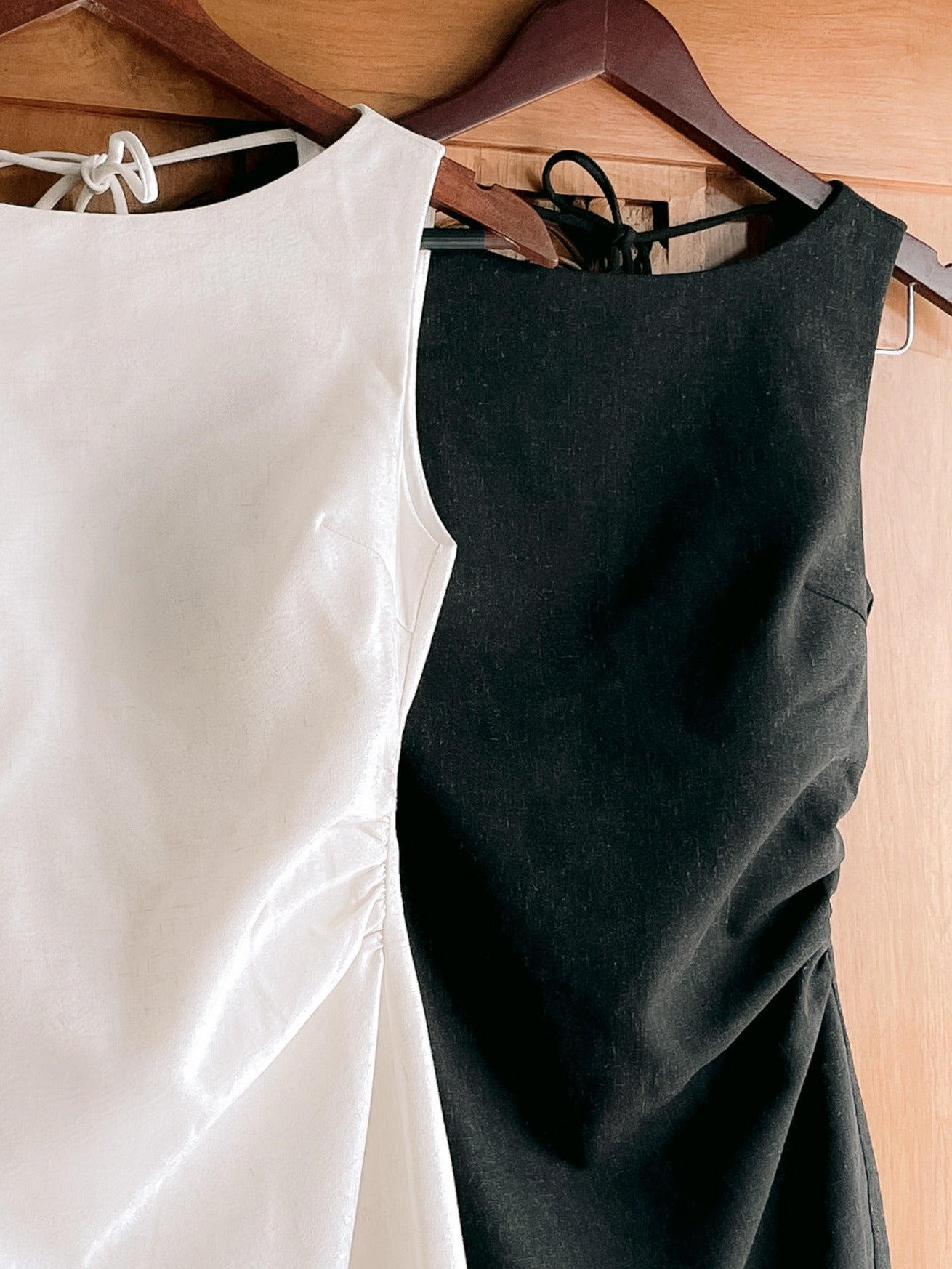 Kelsy Padded Dress (Charcoal)