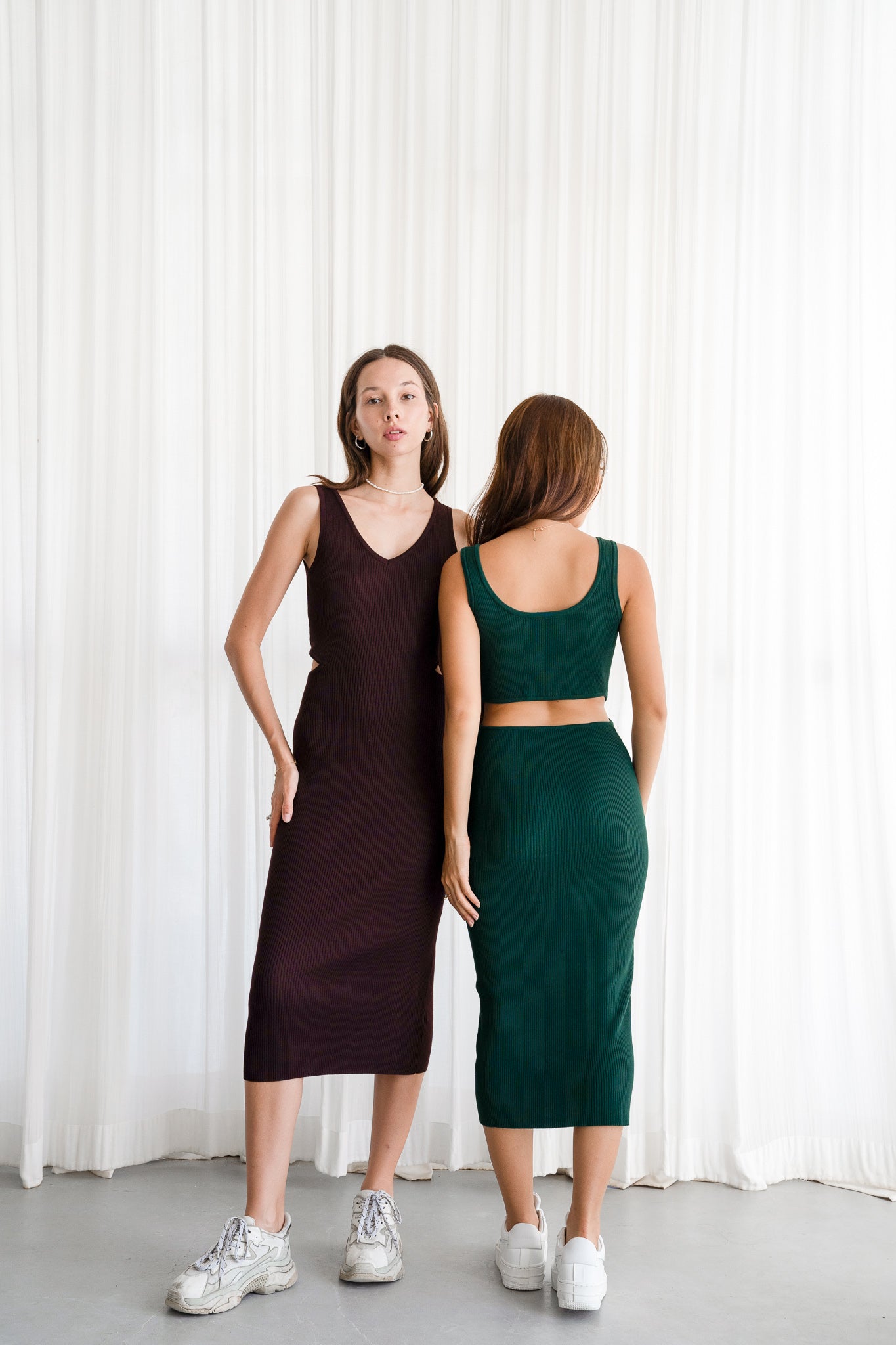 Knit Midi Dress 02 (Mocha)