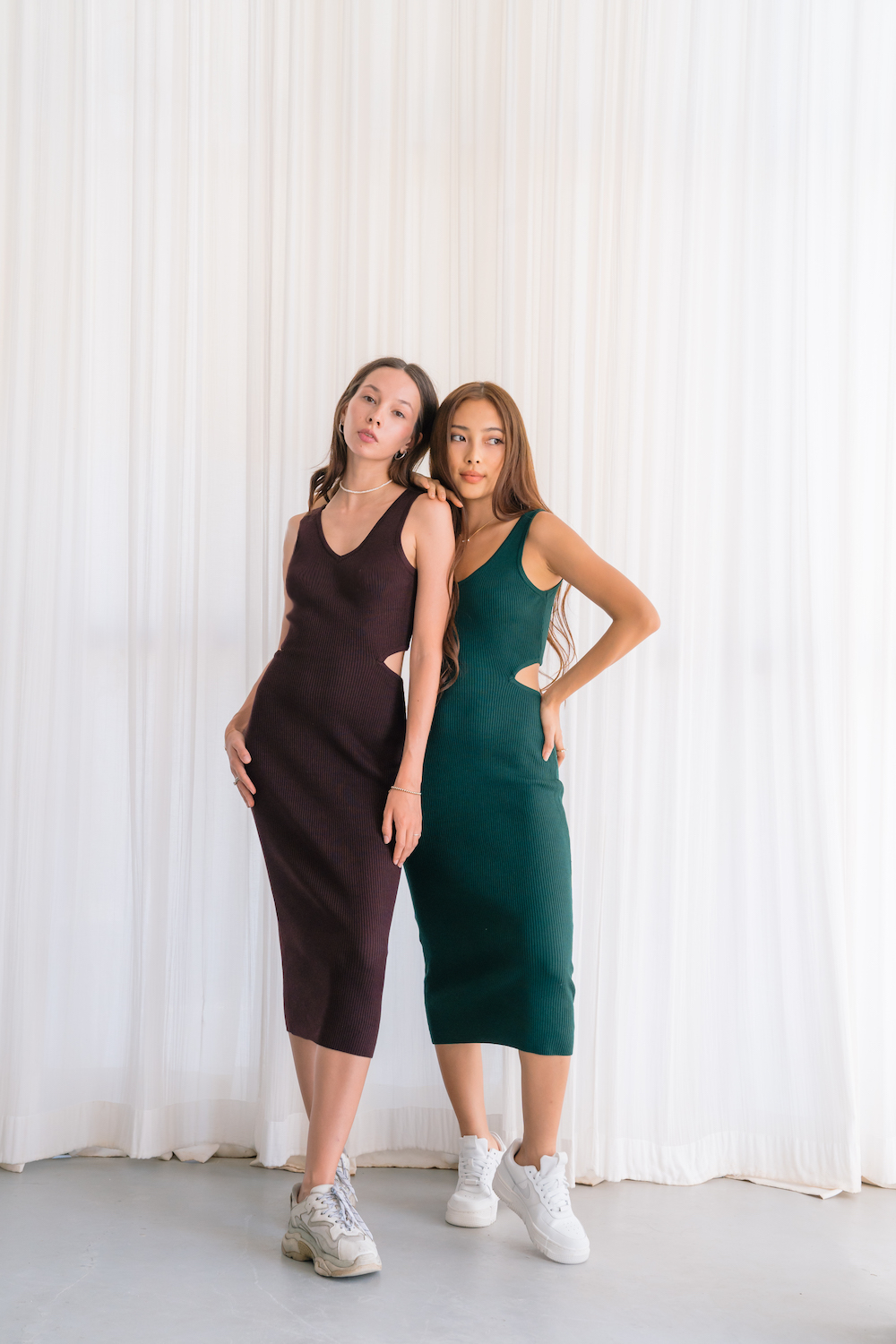 Knit Midi Dress 02 (Mocha)