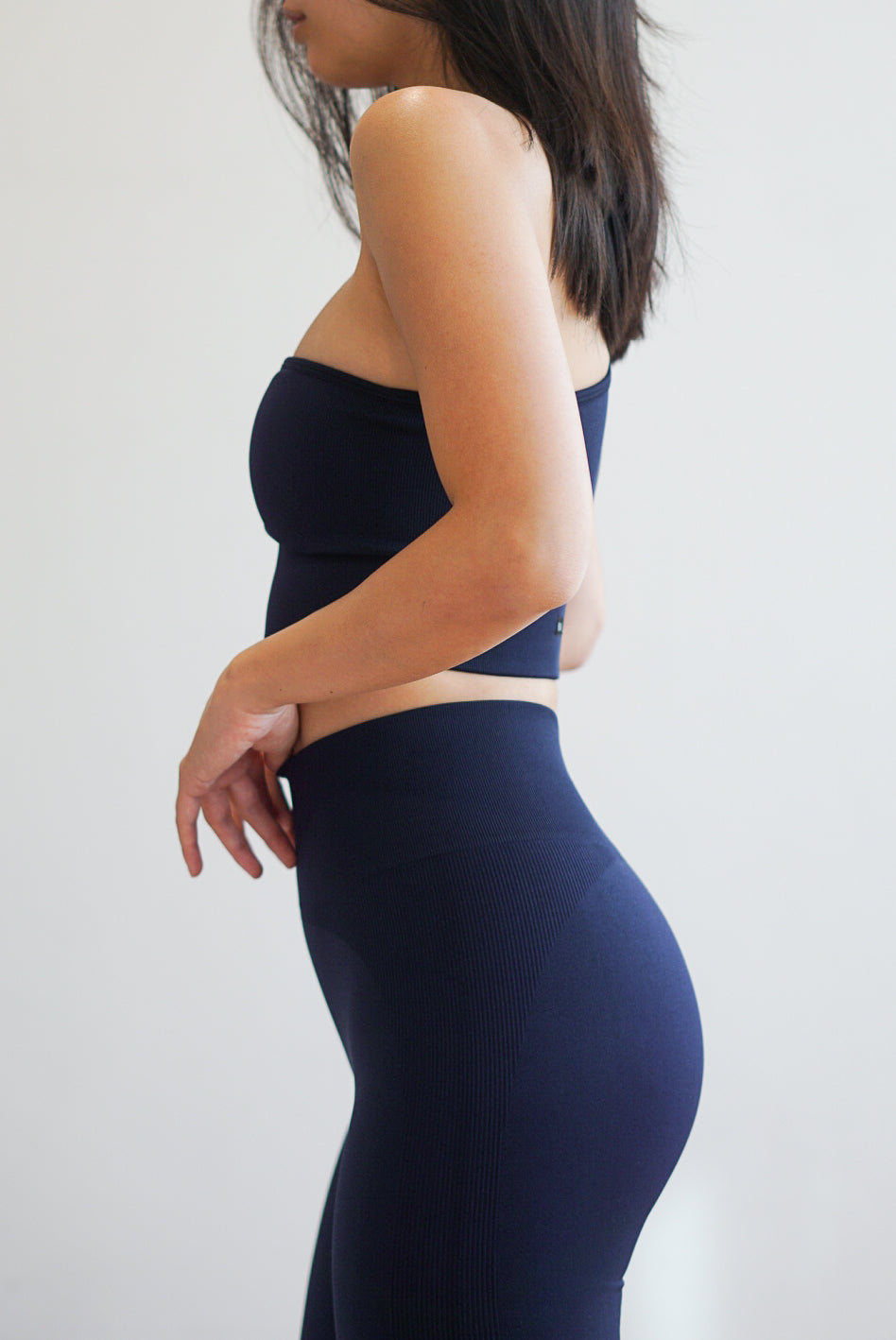 Seamless Ultra High Waist Tights (Navy)
