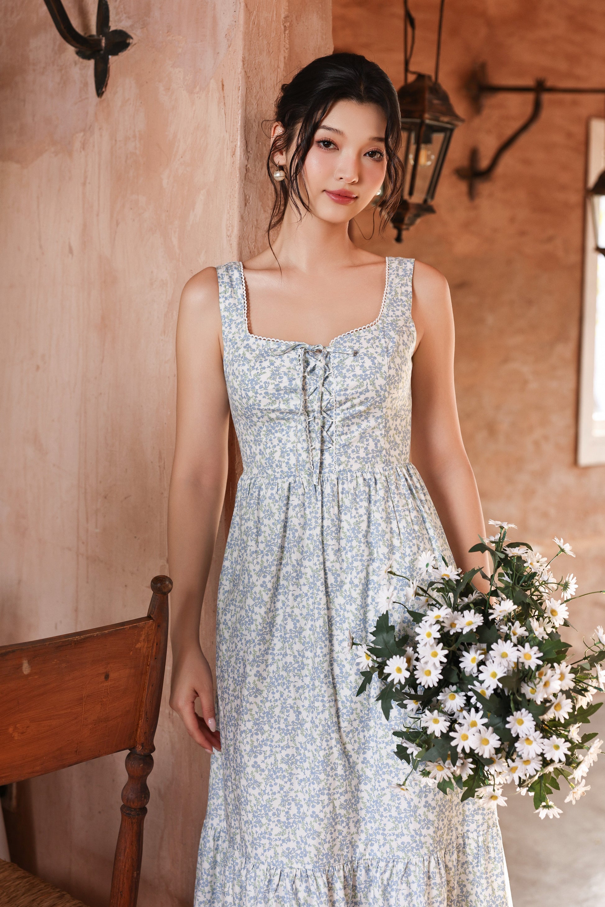 Juniper Dress (Blue Meadow) PEACHI Juniper Dress (Blue Meadow) PEACHI
