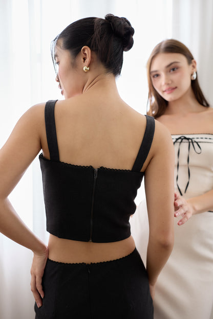 Thea Two Piece (Charcoal)