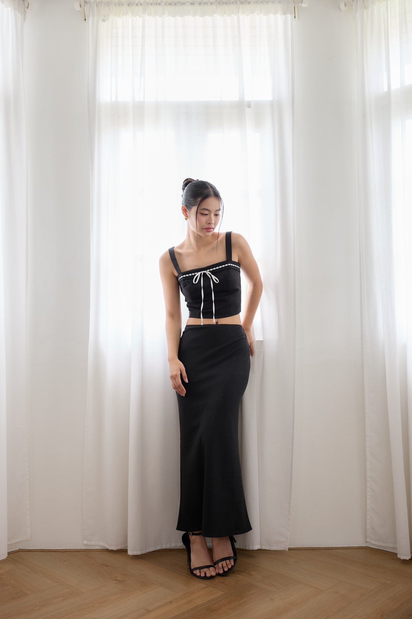 Thea Two Piece (Charcoal)