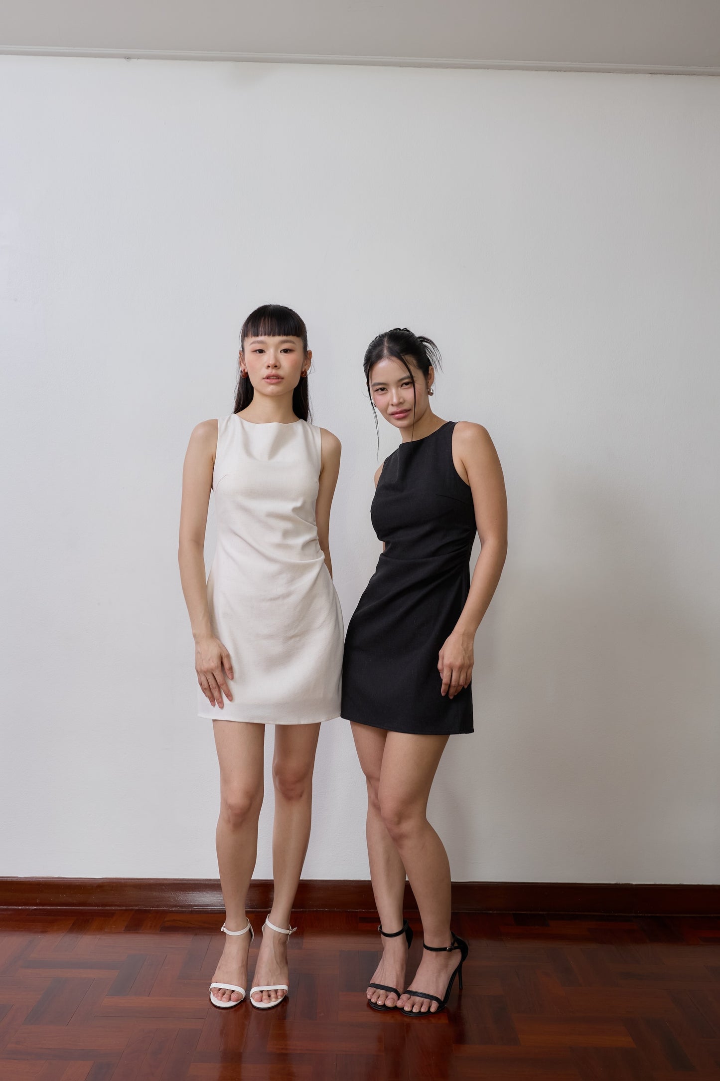 Kelsy Padded Dress (Oat)