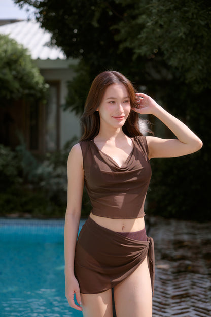 Rhea Mesh Cover Up (Espresso)