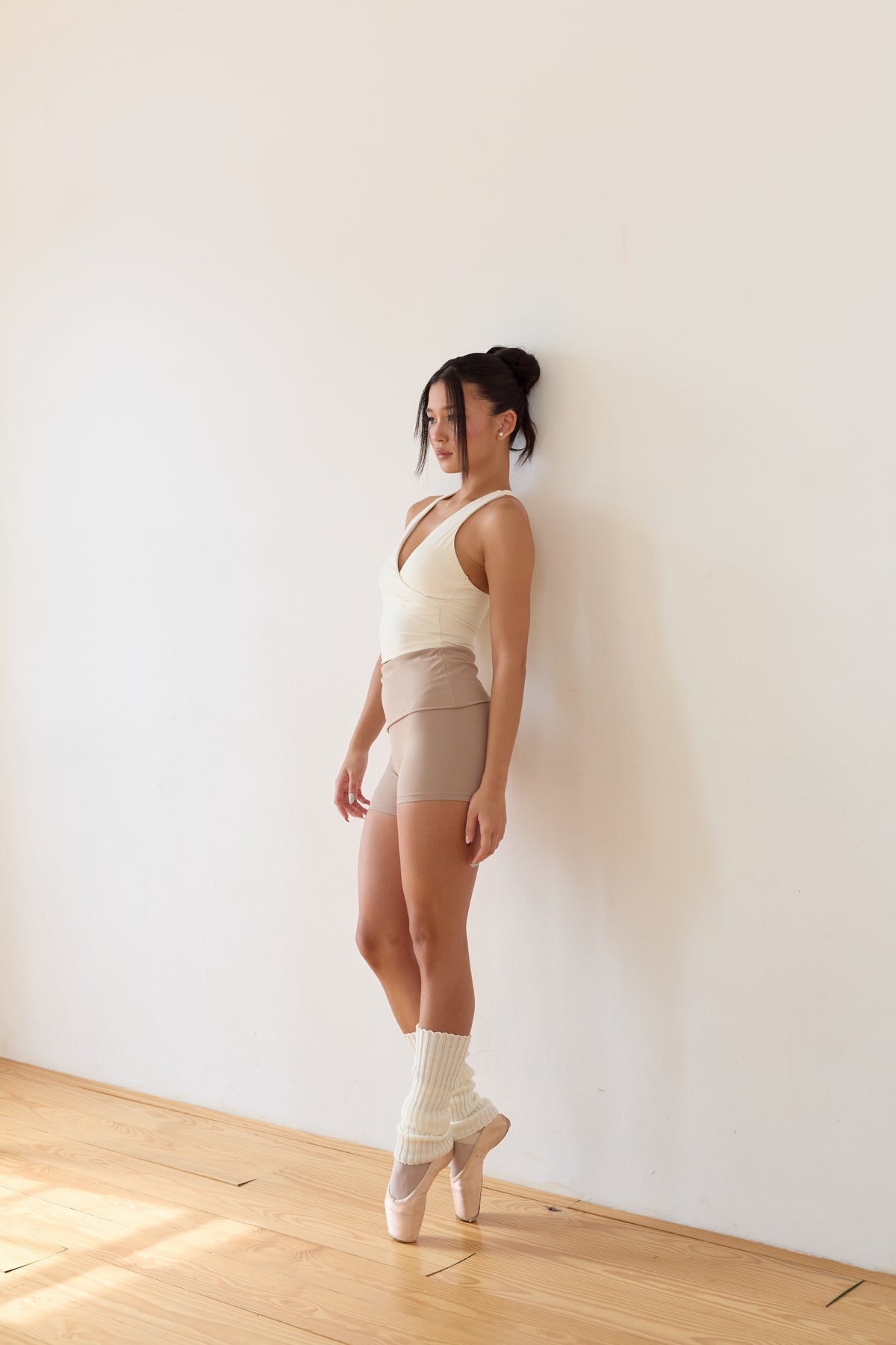 Flow Foldover Shortie (Latte)