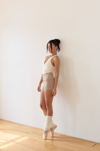 Flow Foldover Shortie (Latte)