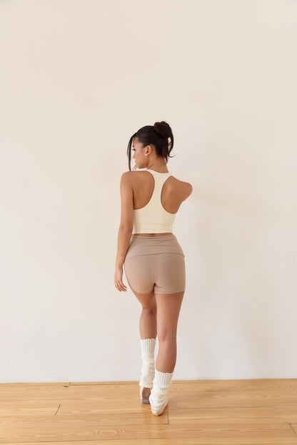 Flow Foldover Shortie (Latte)