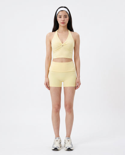 Flow Foldover Shortie (Butter)