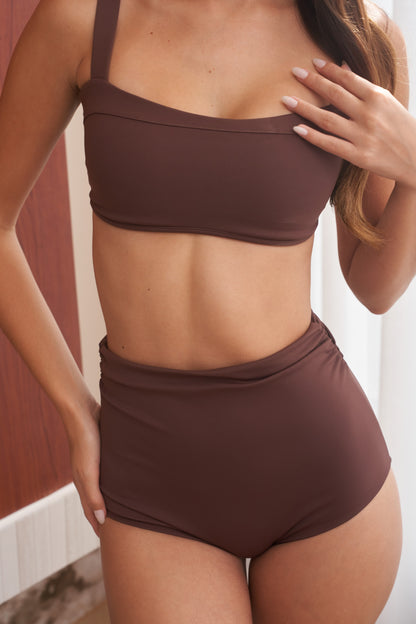 Sculpt High Waist Cheekie (Cocoa)