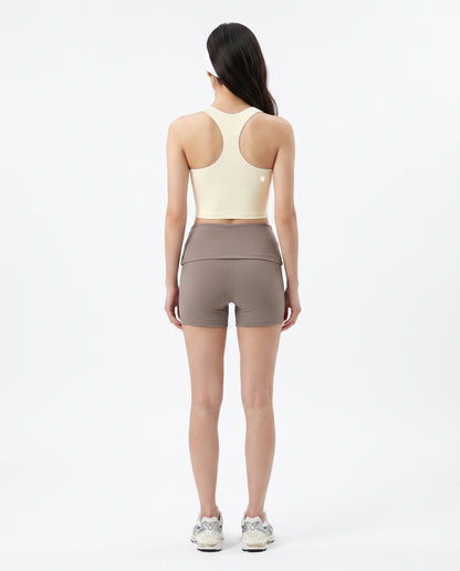 Flow Foldover Shortie (Latte)