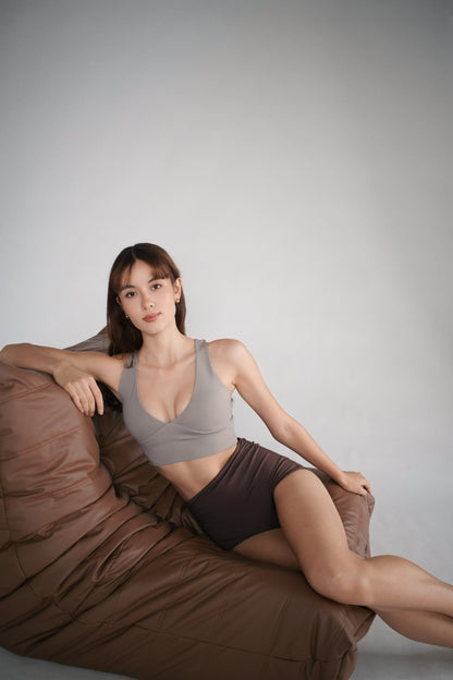 Sculpt High Waist Cheekie (Cocoa)