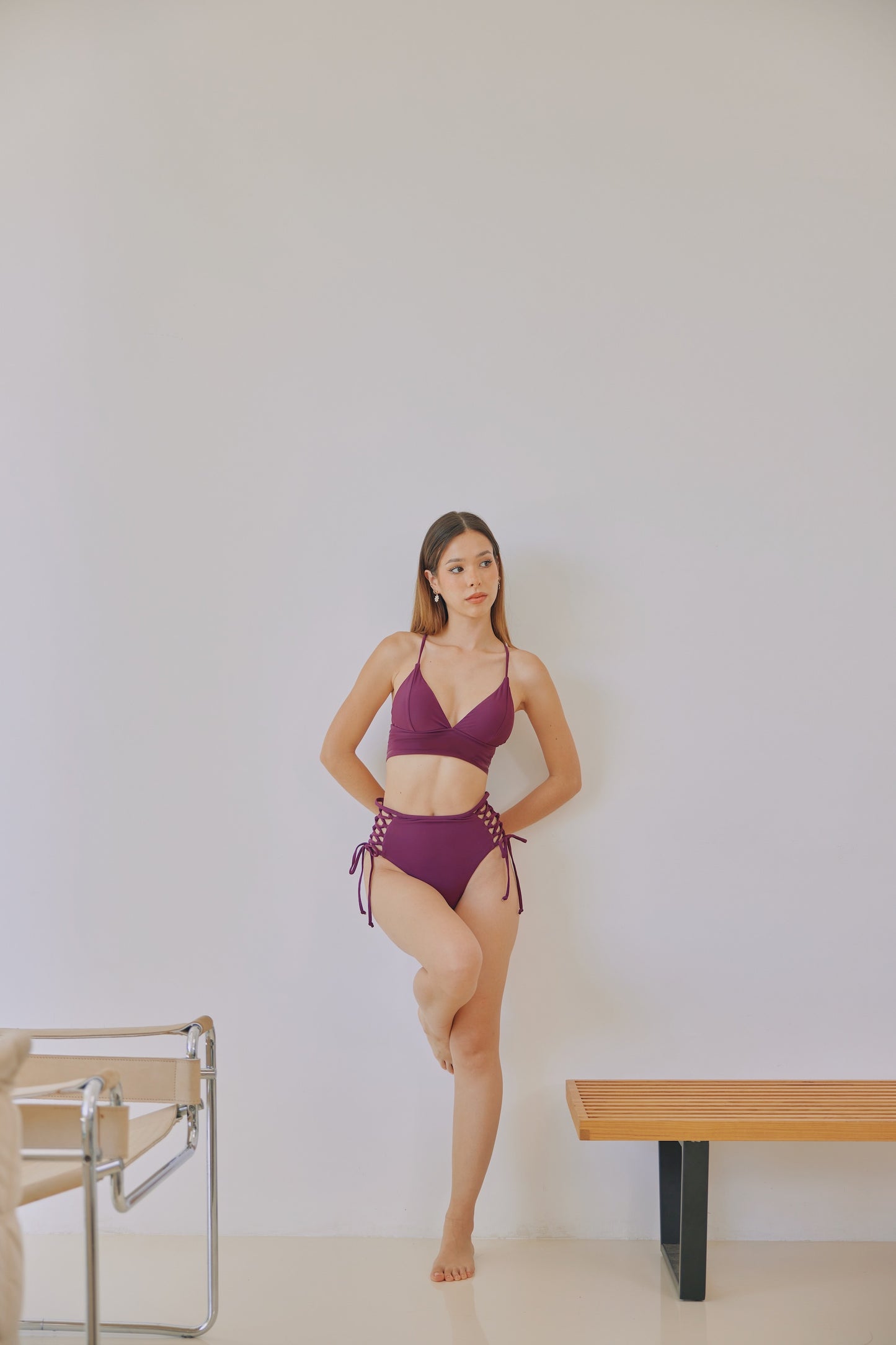 Fyn Push Up Bikini Set (Acai)