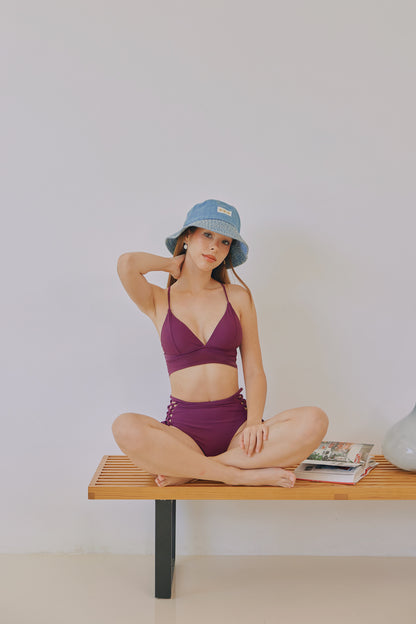Fyn Push Up Bikini Set (Acai)