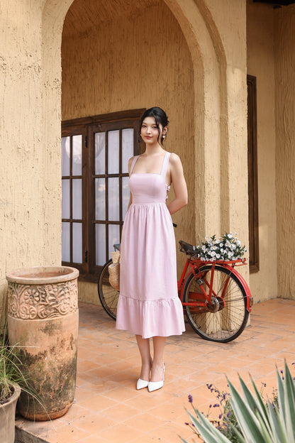 Sophie Padded Dress (Blush)