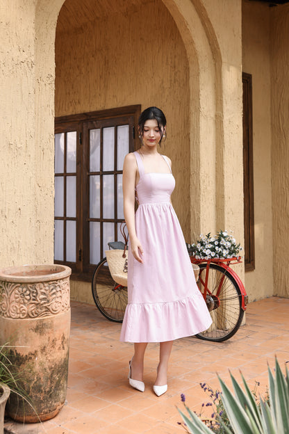 Sophie Padded Dress (Blush)