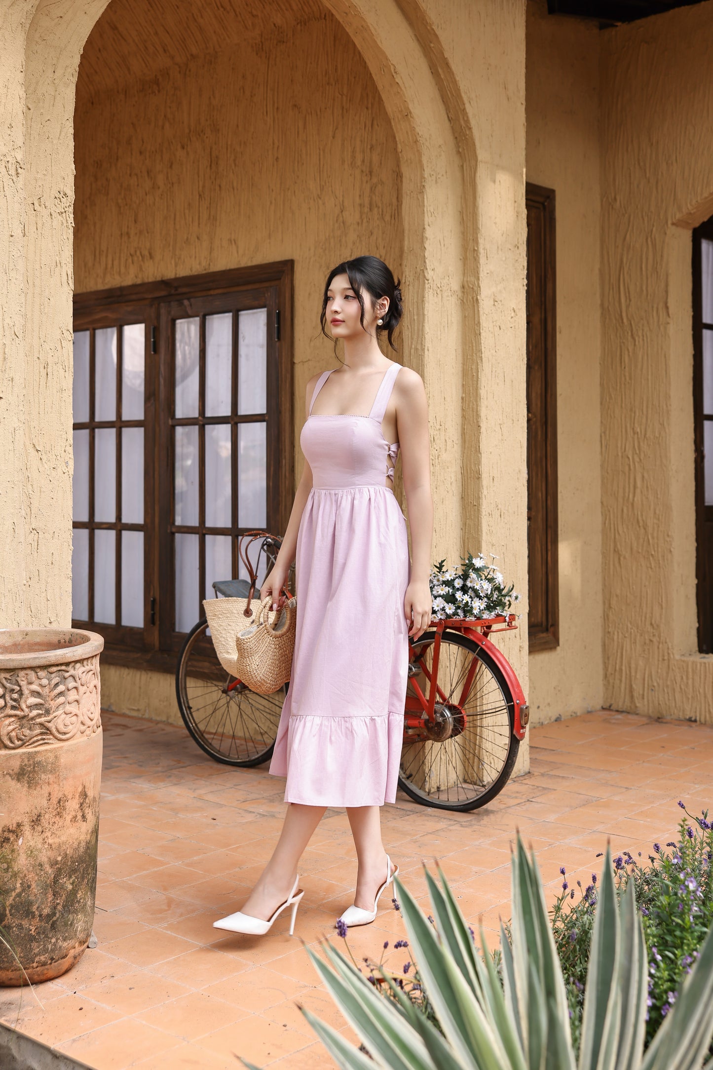 Sophie Padded Dress (Blush)