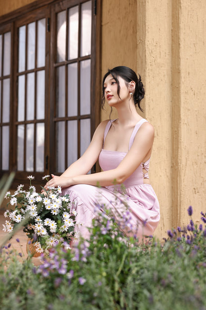 Sophie Padded Dress (Blush)