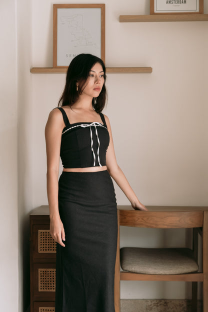 Thea Two Piece (Charcoal)