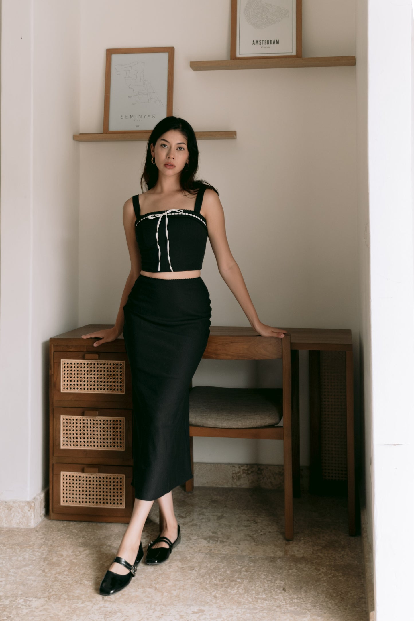 Thea Two Piece (Charcoal)