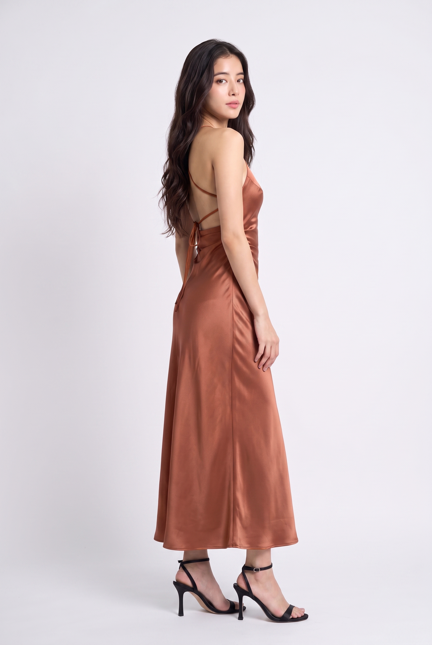 Olivia Dress (Rust)