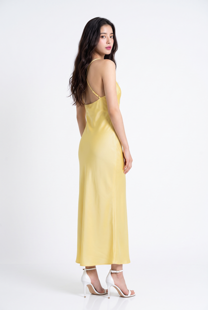 Ember Padded Dress (Lemon)
