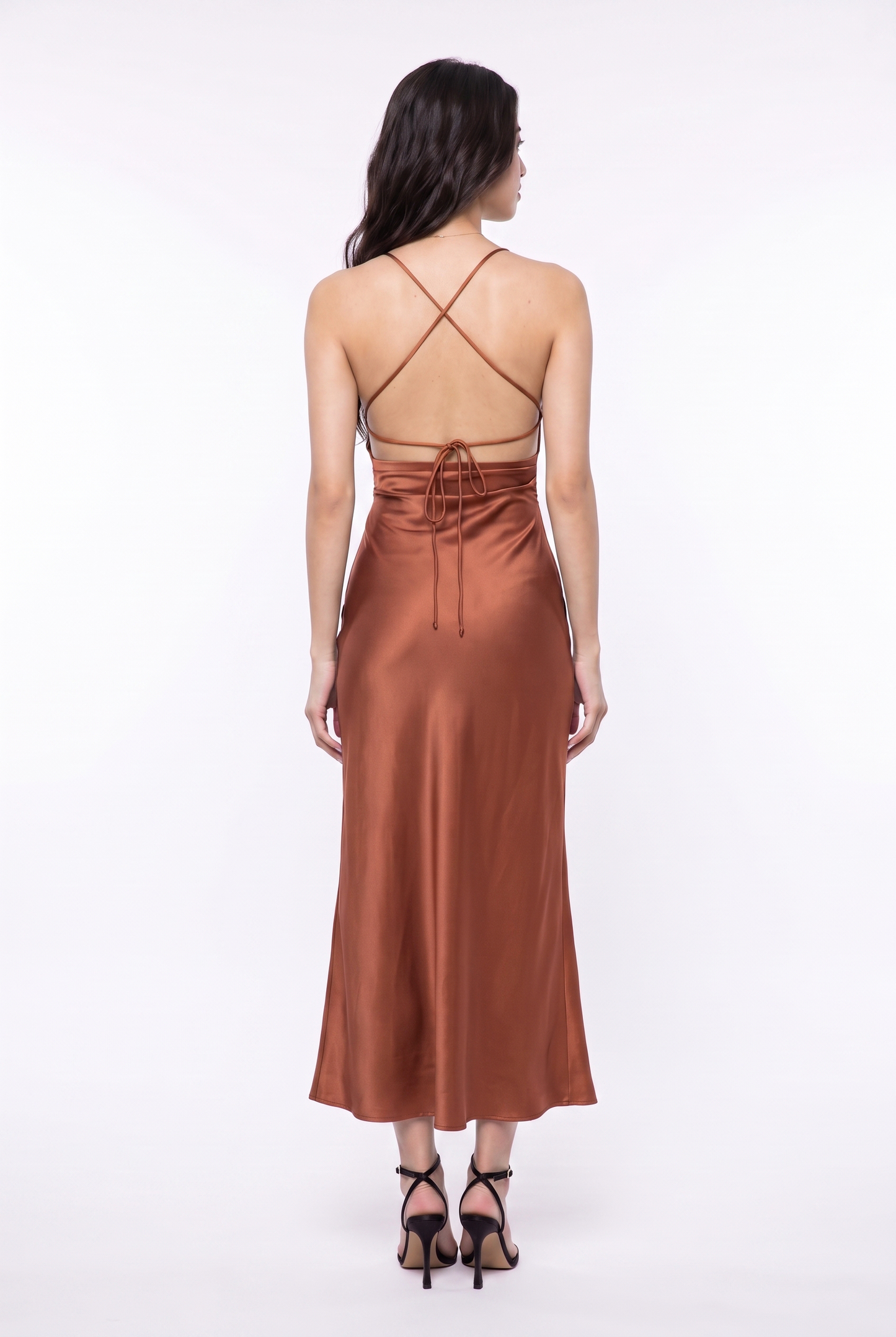 Olivia Dress (Rust)